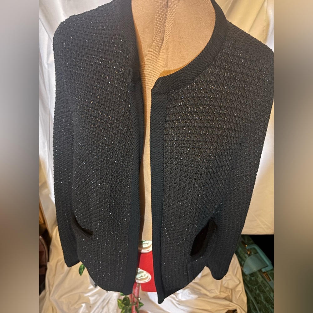 Ann Taylor Sparkled Knit Jacket - Picture 4 of 8